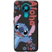 Черный чехол BoxFace Nokia 3.4 Гавайський гість Stich