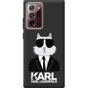 Черный чехол Uprint Samsung N985 Galaxy Note 20 Ultra Cat in Black