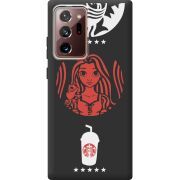 Черный чехол Uprint Samsung N985 Galaxy Note 20 Ultra RedWhite Coffee