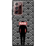 Черный чехол Uprint Samsung N985 Galaxy Note 20 Ultra Man Pattern