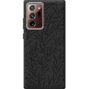 Черный чехол Uprint Samsung N985 Galaxy Note 20 Ultra Leaves
