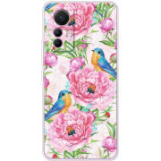 Чехол BoxFace Xiaomi 12 Lite Birds and Flowers