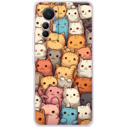 Чехол BoxFace Xiaomi 12 Lite Котики муркотики