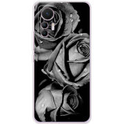 Чехол BoxFace Xiaomi 12 Lite Black and White Roses