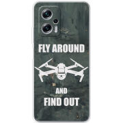 Чехол BoxFace Poco X4 GT Дрон Fly Around