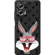 Черный чехол BoxFace Poco X4 GT looney bunny