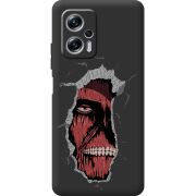 Черный чехол BoxFace Poco X4 GT Нападение на Титана