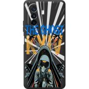Черный чехол BoxFace Huawei Nova Y70 Привид Києва в дії