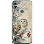 Чехол BoxFace Nokia C21 Plus Christmas Owl
