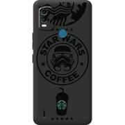 Черный чехол BoxFace Nokia C21 Plus Dark Coffee