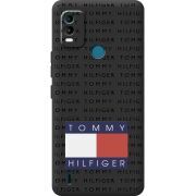 Черный чехол BoxFace Nokia C21 Plus Tommy Print