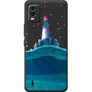 Черный чехол BoxFace Nokia C21 Plus Lighthouse