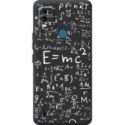 Черный чехол BoxFace Nokia C21 Plus E=mc2