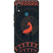 Черный чехол BoxFace Nokia C21 Plus Ornament