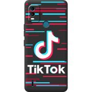 Черный чехол BoxFace Nokia C21 Plus Tik Tok