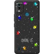 Черный чехол BoxFace Nokia C21 Plus Among Us Invisible