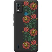 Черный чехол BoxFace Nokia C21 Plus Ethno