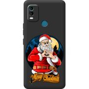 Черный чехол BoxFace Nokia C21 Plus Cool Santa