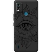 Черный чехол BoxFace Nokia C21 Plus Eye