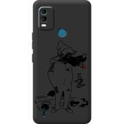 Черный чехол BoxFace Nokia C21 Plus 