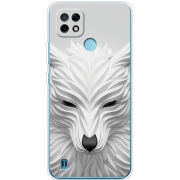 Чехол BoxFace Realme C21 White Wolf