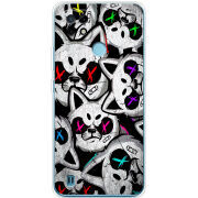 Чехол BoxFace Realme C21 Monster meow