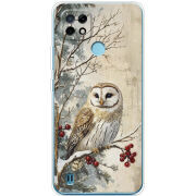 Чехол BoxFace Realme C21 Christmas Owl