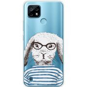 Прозрачный чехол BoxFace Realme C21 MR. Rabbit