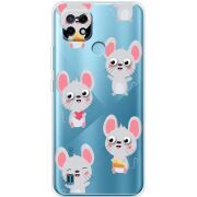 Прозрачный чехол BoxFace Realme C21 с 3D-глазками Mouse