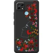 Черный чехол BoxFace Realme C21 3D Ukrainian Muse
