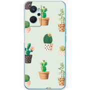 Чехол BoxFace Realme 9i L-green Cacti