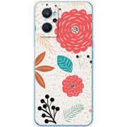 Чехол BoxFace Realme 9i Line Flowers