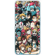 Чехол BoxFace Realme 9i Anime Stickers
