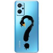 Прозрачный чехол BoxFace Realme 9i Swan question