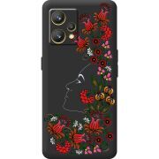 Черный чехол BoxFace Realme 9 3D Ukrainian Muse