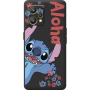 Черный чехол BoxFace Realme 9 Гавайський гість Stich