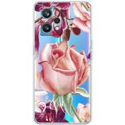 Прозрачный чехол BoxFace Realme 9 Pro Plus Rose