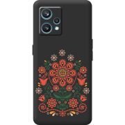 Черный чехол BoxFace Realme 9 Pro Plus Ukrainian Ornament