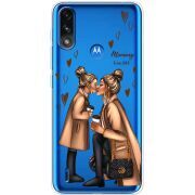 Прозрачный чехол BoxFace Motorola E7 Power Mommy Is My BFF