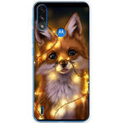Чехол BoxFace Motorola E7i Power Різдвяна лисичка