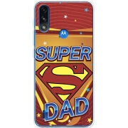 Чехол BoxFace Motorola E7i Power Super Dad