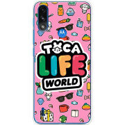Чехол BoxFace Motorola E7i Power Toca Boca Life World