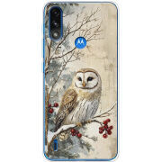 Чехол BoxFace Motorola E7i Power Christmas Owl