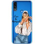 Прозрачный чехол BoxFace Motorola E7i Power Live The Moment