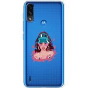 Прозрачный чехол BoxFace Motorola E7i Power Selena Gomez