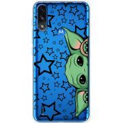 Прозрачный чехол BoxFace Motorola E7i Power Baby Yoda