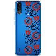 Прозрачный чехол BoxFace Motorola E7i Power Ethno Ornament