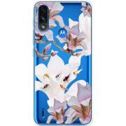 Прозрачный чехол BoxFace Motorola E7i Power Chinese Magnolia
