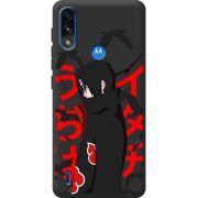 Черный чехол BoxFace Motorola E7i Power Учиха Итачи