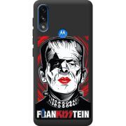 Черный чехол BoxFace Motorola E7i Power Frankisstein